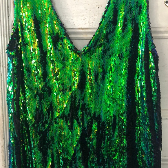 Embellished Sequin Shift Slip - Picture 2 of 6